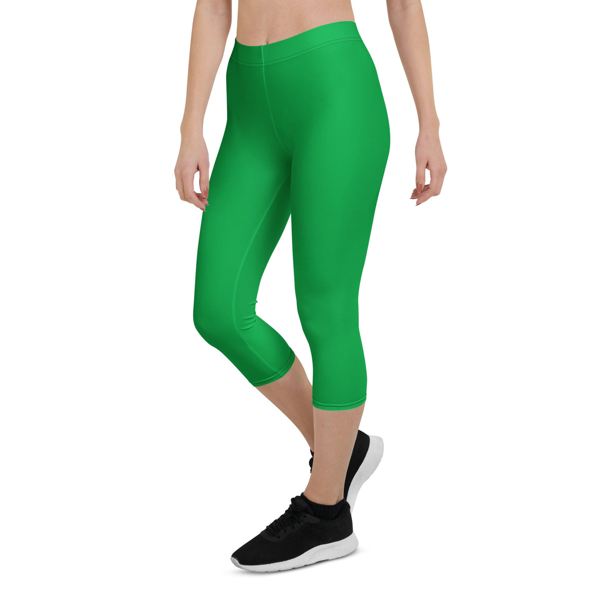 Jamaica Green Capri Leggings - Conscious Apparel Store