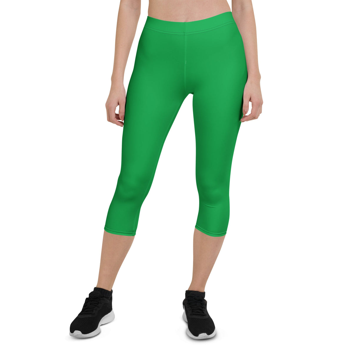 Jamaica Green Capri Leggings - Conscious Apparel Store