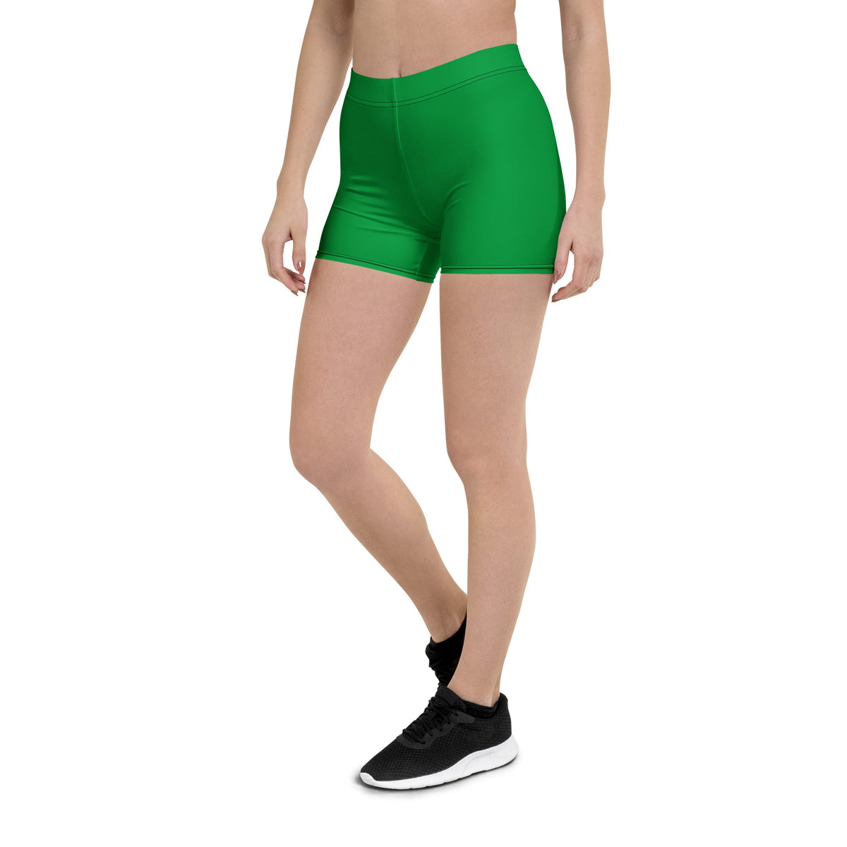 Jamaica Green Leggings Shorts - Conscious Apparel Store