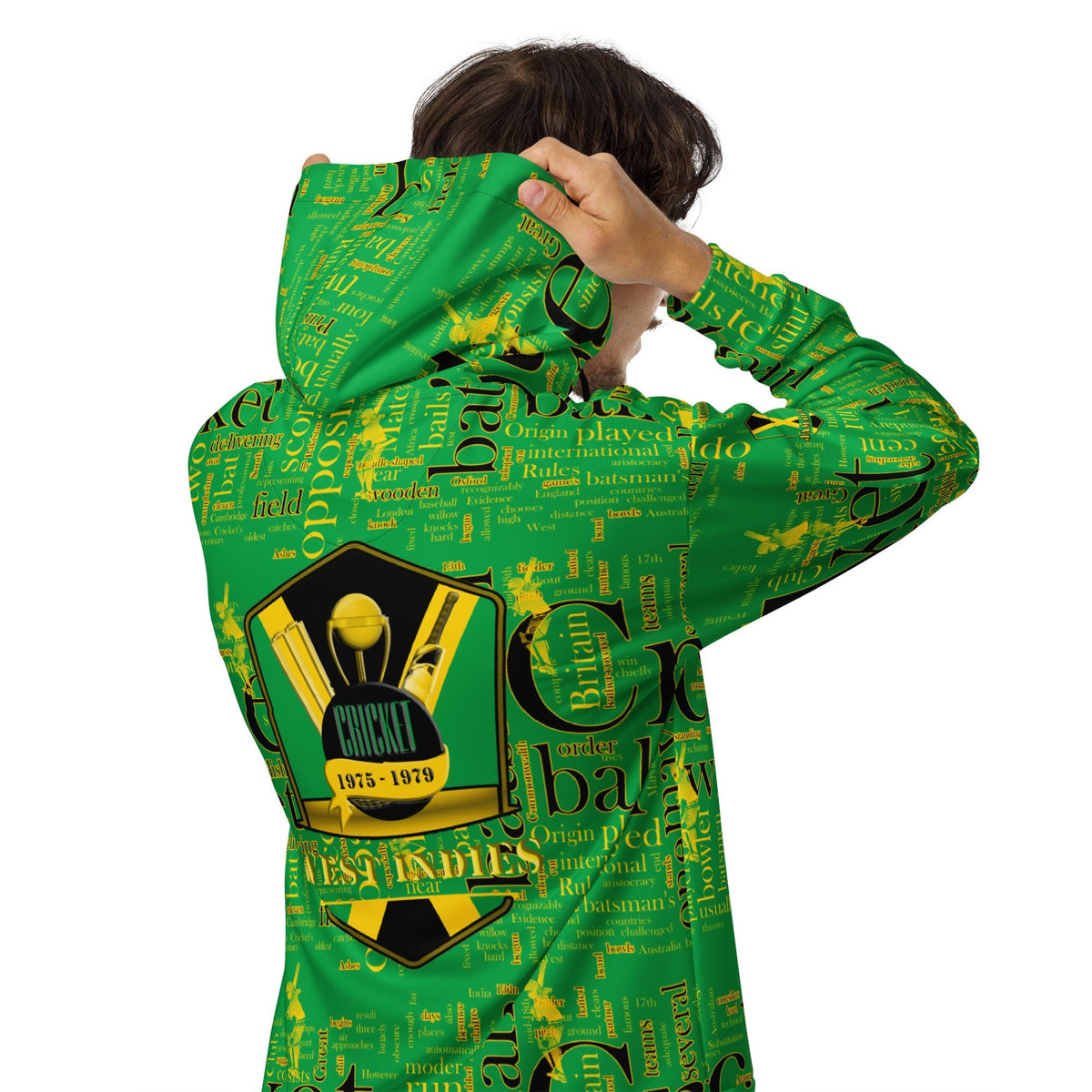 Jamaica (WI) Cricket Unisex zip hoodie - Conscious Apparel Store