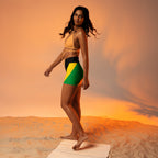 Jamaican Flag Yoga Shorts - Conscious Apparel Store