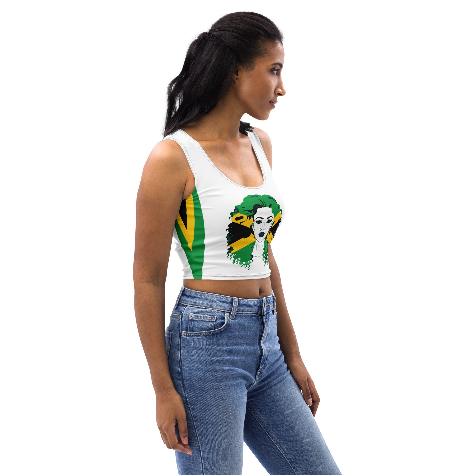 Jamaican Girl Crop Top - Conscious Apparel Store