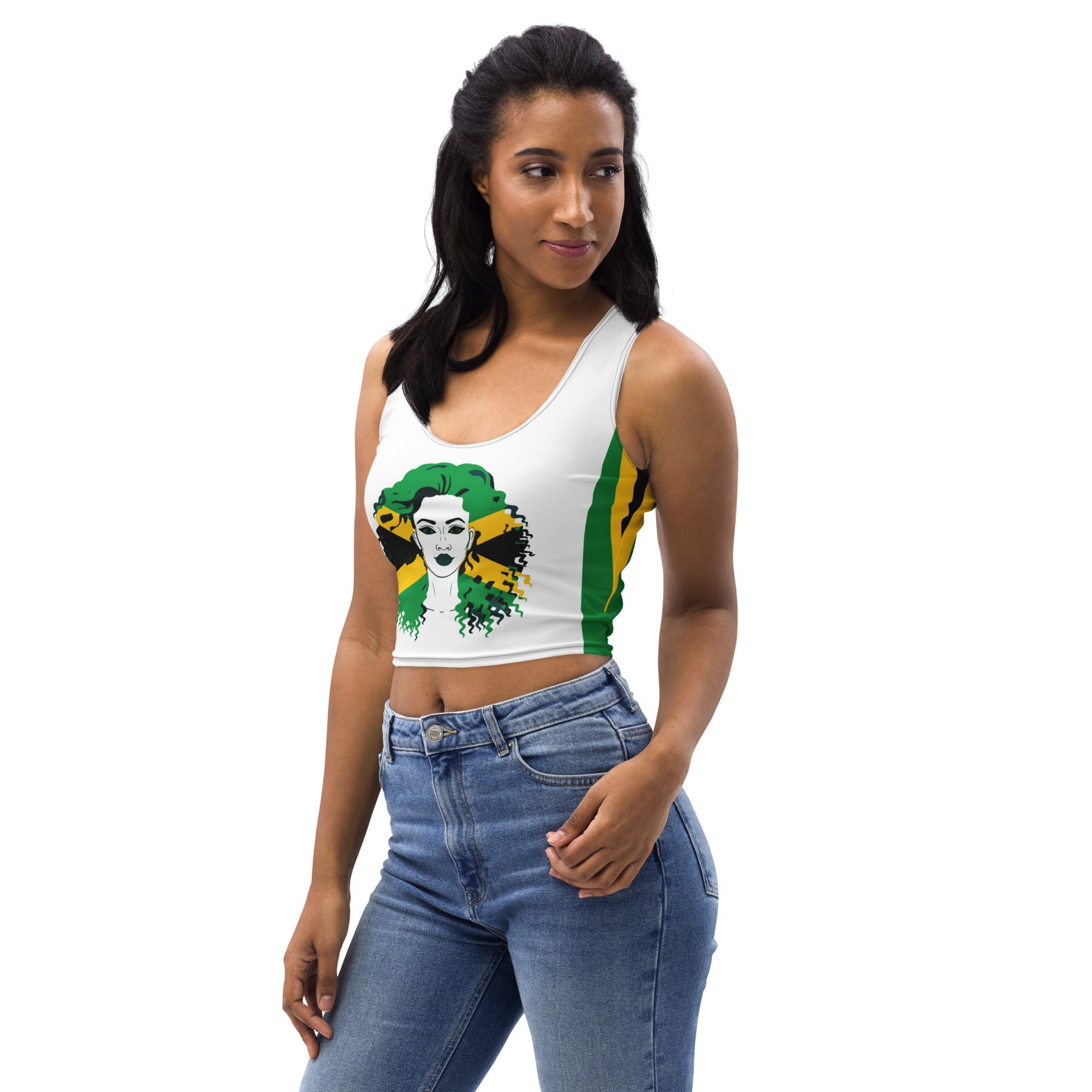 Jamaican Girl Crop Top - Conscious Apparel Store