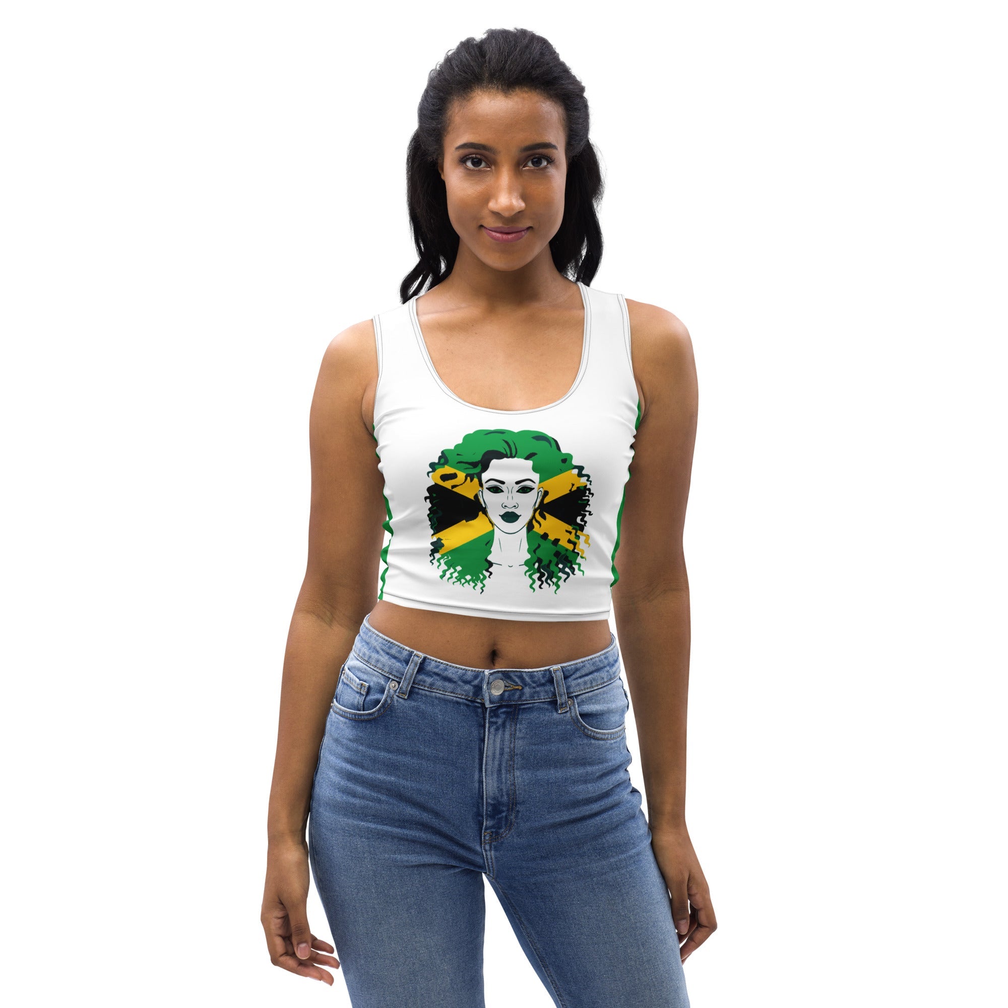 Jamaican Girl Crop Top - Conscious Apparel Store