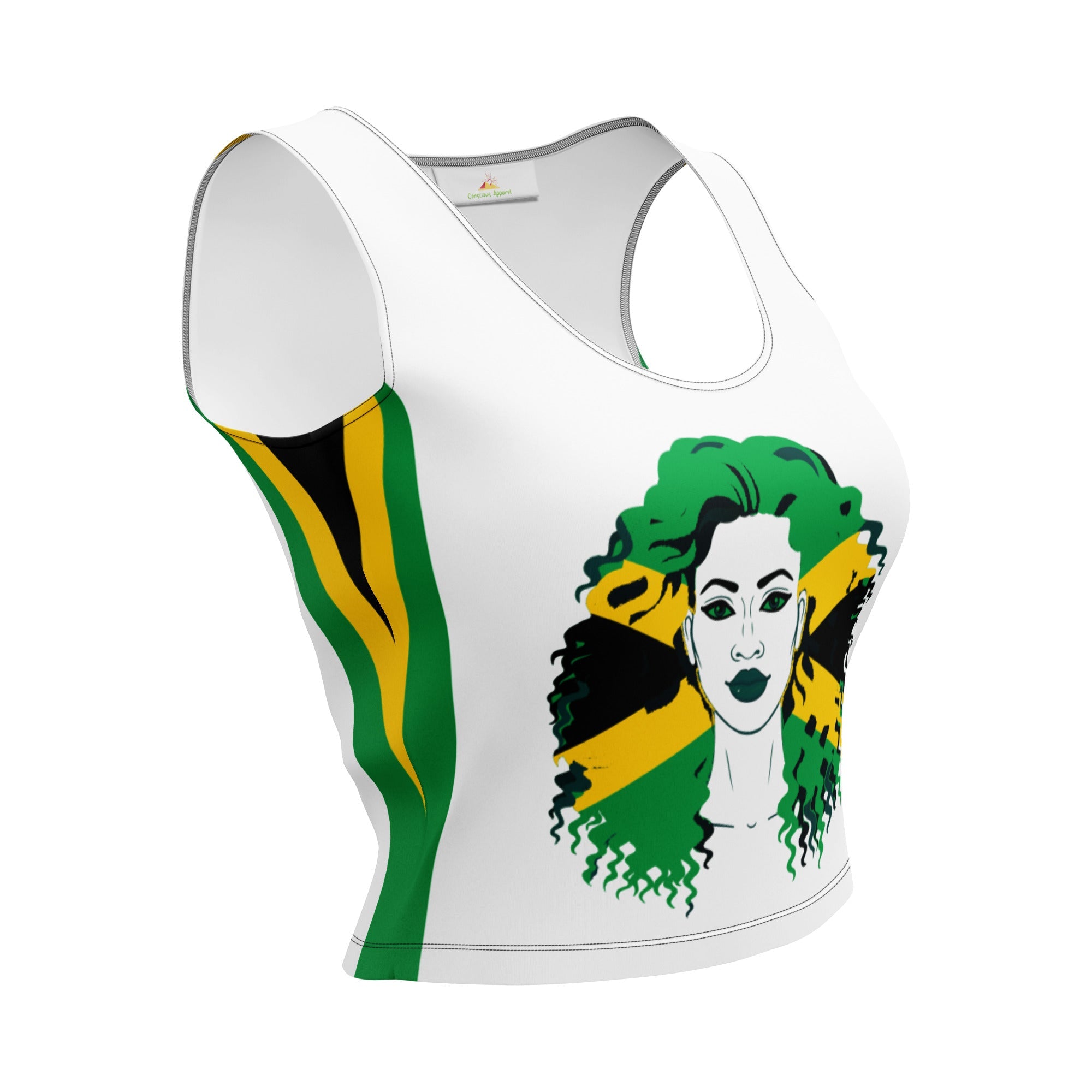 Jamaican Girl Crop Top - Conscious Apparel Store
