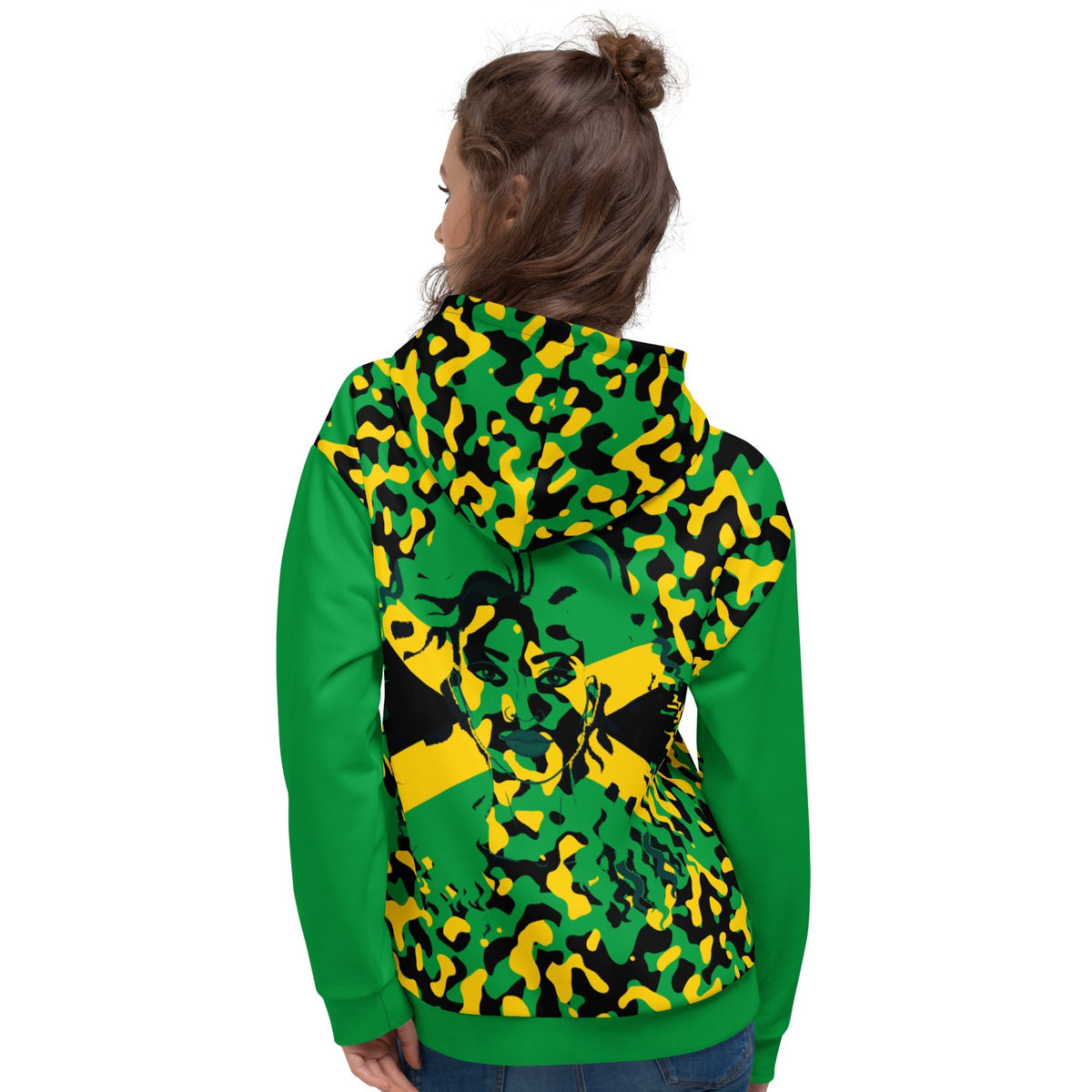 Jamaican Girl Unisex Pullover Hoodie - Conscious Apparel Store