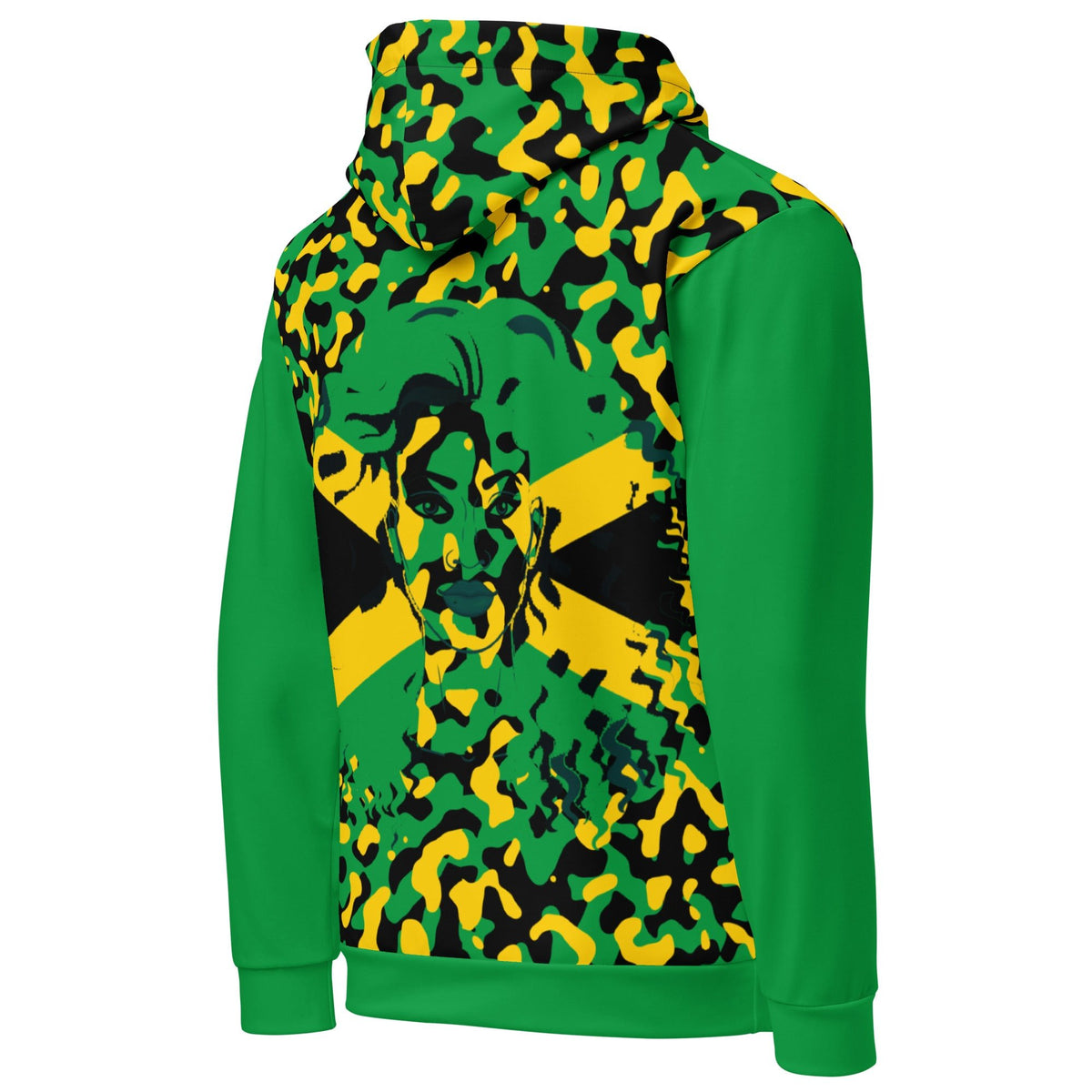 Jamaican Girl Unisex Pullover Hoodie - Conscious Apparel Store