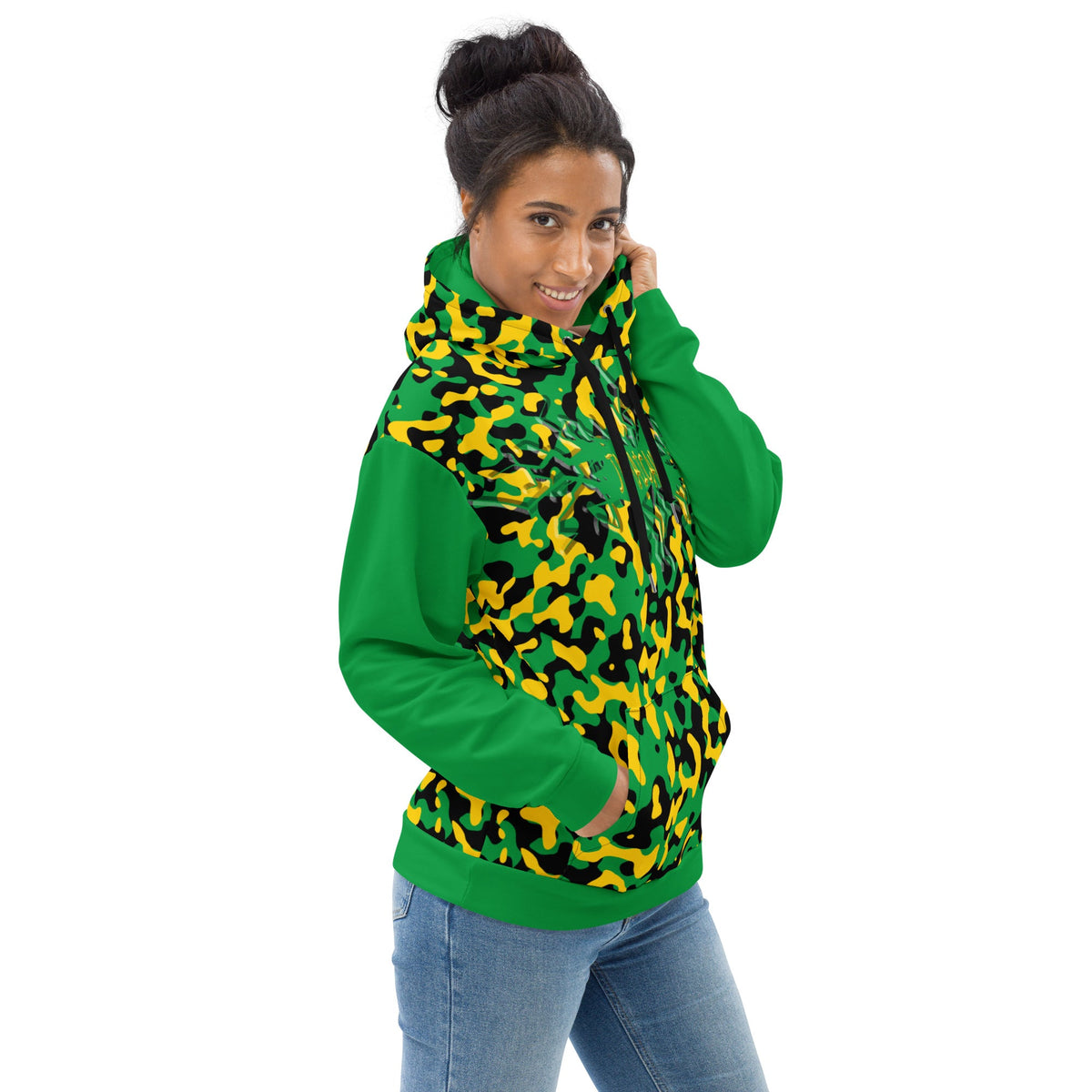 Jamaican Girl Unisex Pullover Hoodie - Conscious Apparel Store