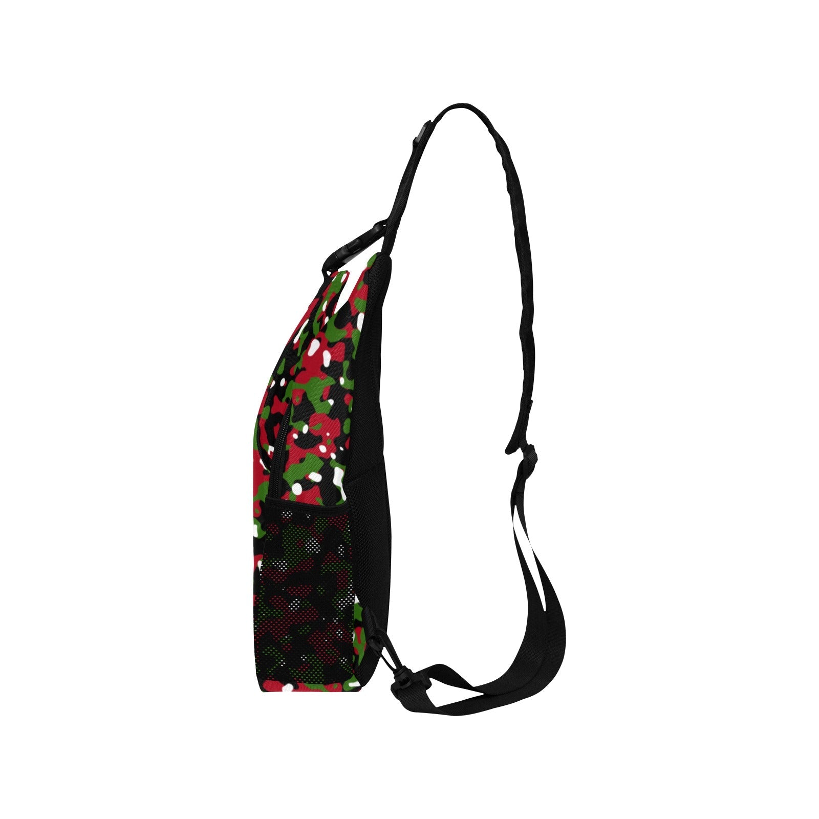 Kenya Flag Camo Casual Chest Bag - Conscious Apparel Store