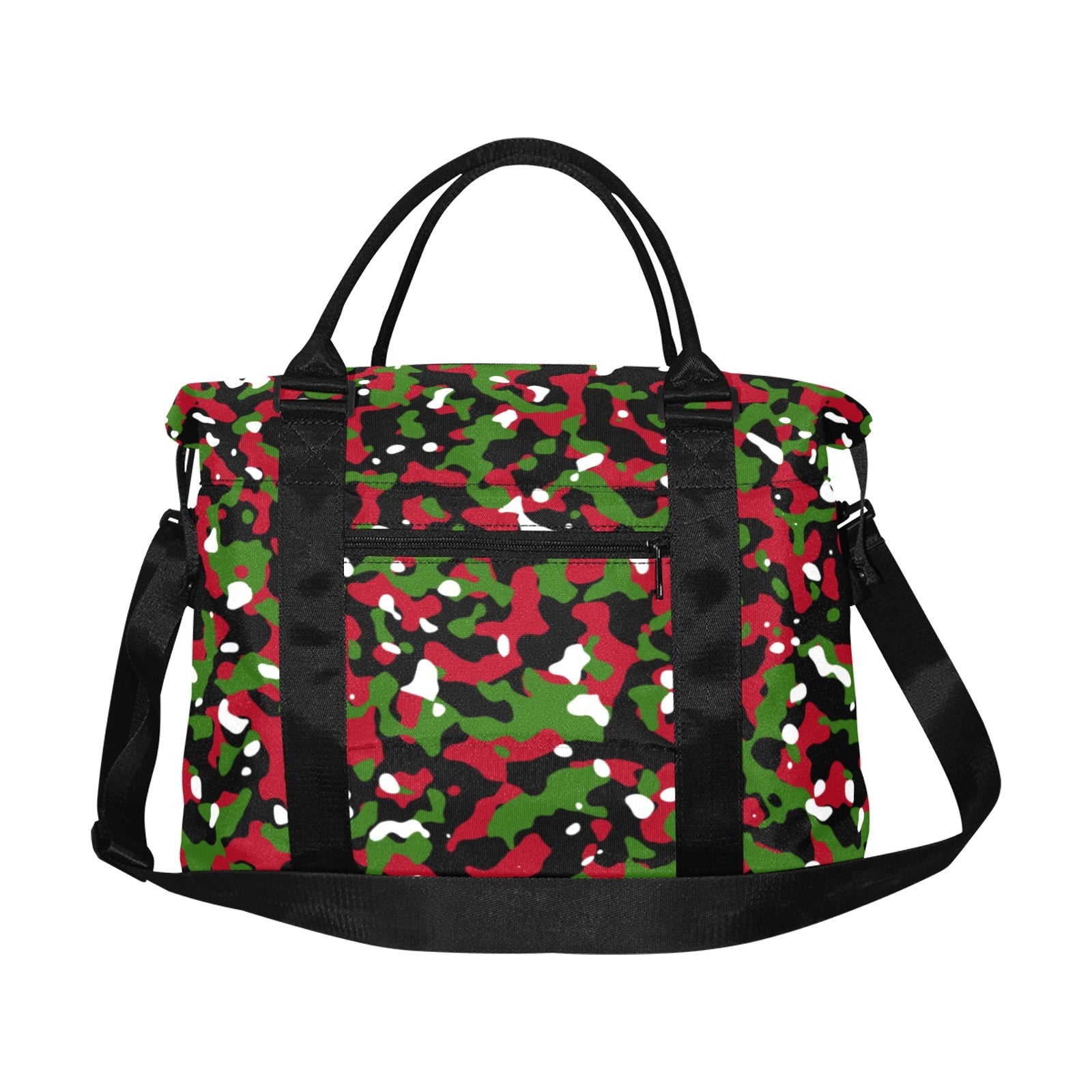 Kenya Flag Camo Large Capacity Duffle Bag - Conscious Apparel Store