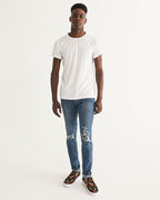 Kenya Flag Camo Men's Slip - On Canvas Shoe - Conscious Apparel Store