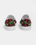 Kenya Flag Camo Men's Slip-On Canvas Shoe - Conscious Apparel Store