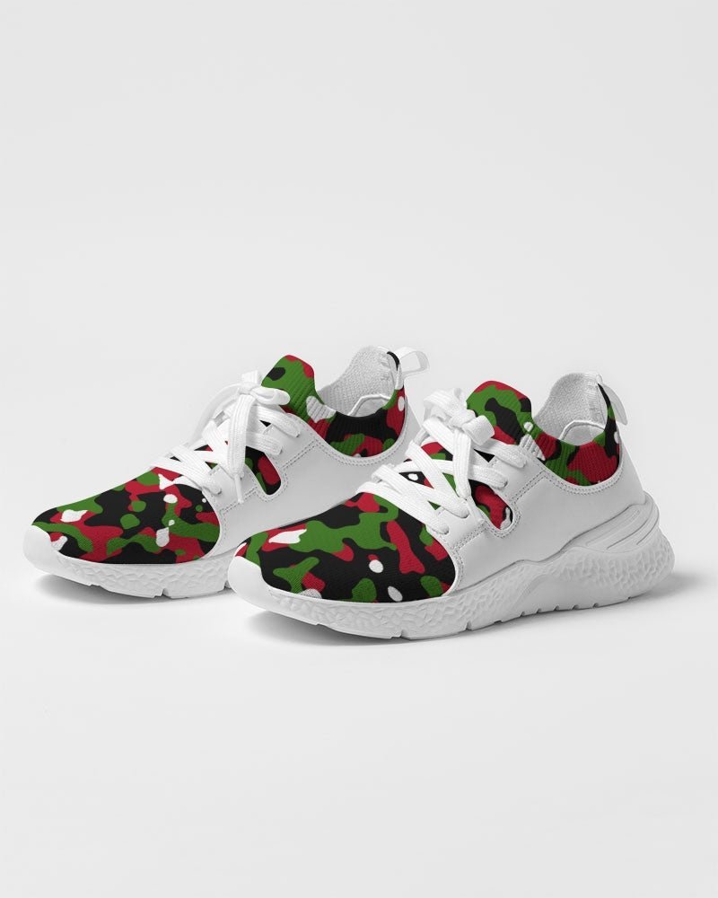 Kenya Flag Camo Men's Two-Tone Sneaker - Conscious Apparel Store