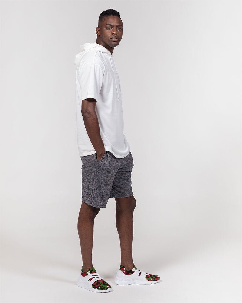 Kenya Flag Camo Men's Two-Tone Sneaker - Conscious Apparel Store