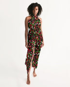 Kenya Flag Camo Swim Cover Up - Conscious Apparel Store