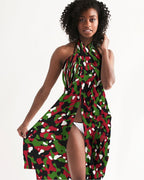Kenya Flag Camo Swim Cover Up - Conscious Apparel Store
