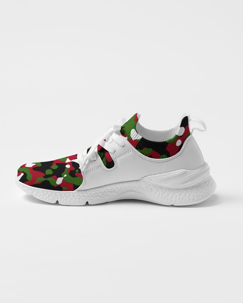 Kenya Flag Camo Women's Two - Tone Sneaker - Conscious Apparel Store