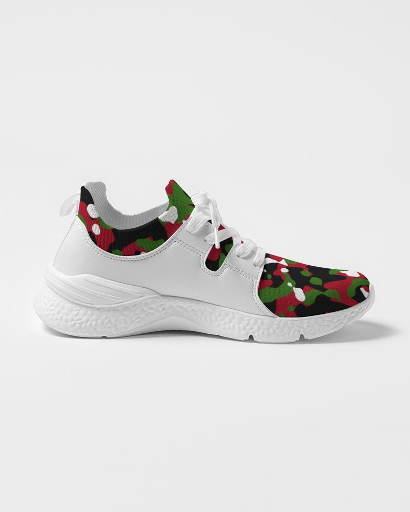 Kenya Flag Camo Women's Two-Tone Sneaker - Conscious Apparel Store
