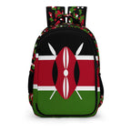 Kenya Flag Casual Backpack - Conscious Apparel Store