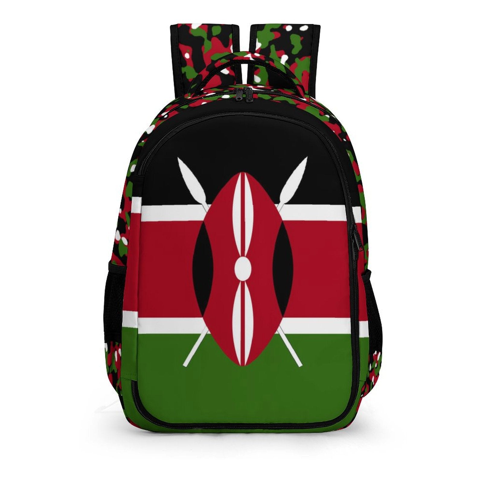 Kenya Flag Casual Backpack - Conscious Apparel Store
