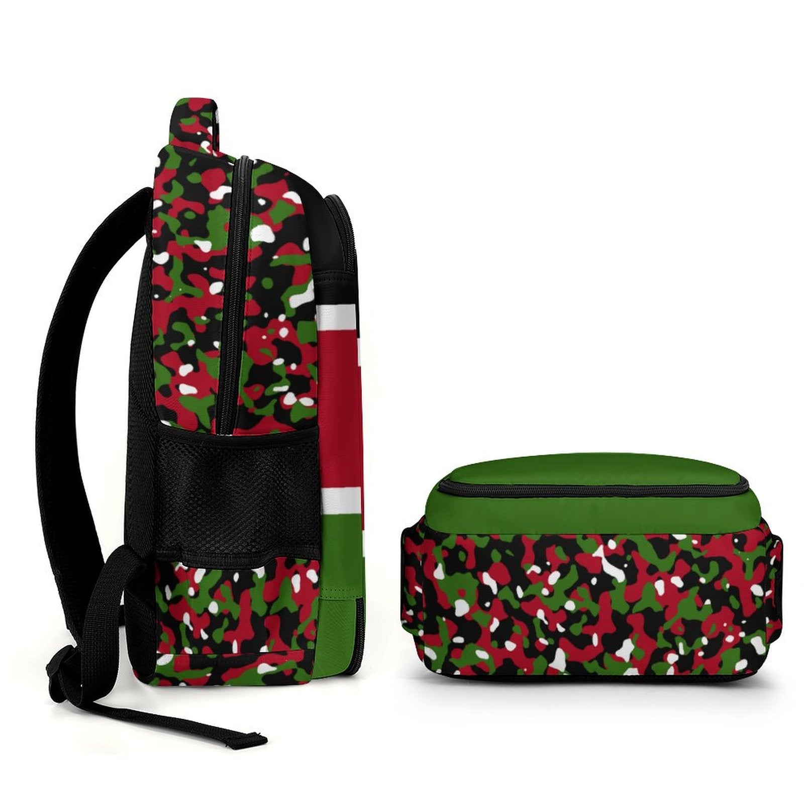 Kenya Flag Casual Backpack - Conscious Apparel Store
