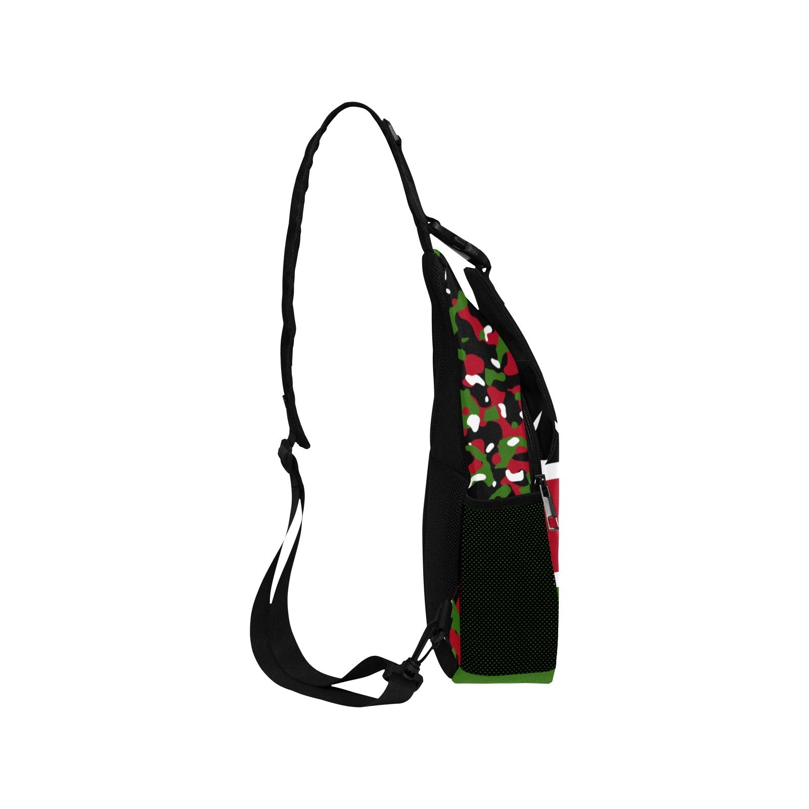 Kenya Flag Casual Chest Bag - Conscious Apparel Store