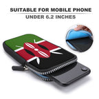 Kenya Flag Mobile Phone Purse - Conscious Apparel Store