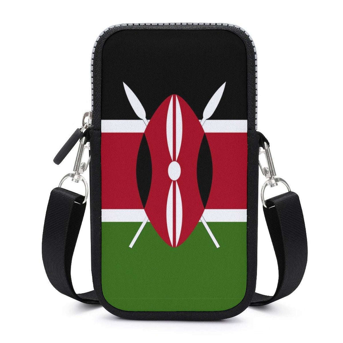 Kenya Flag Mobile Phone Purse - Conscious Apparel Store