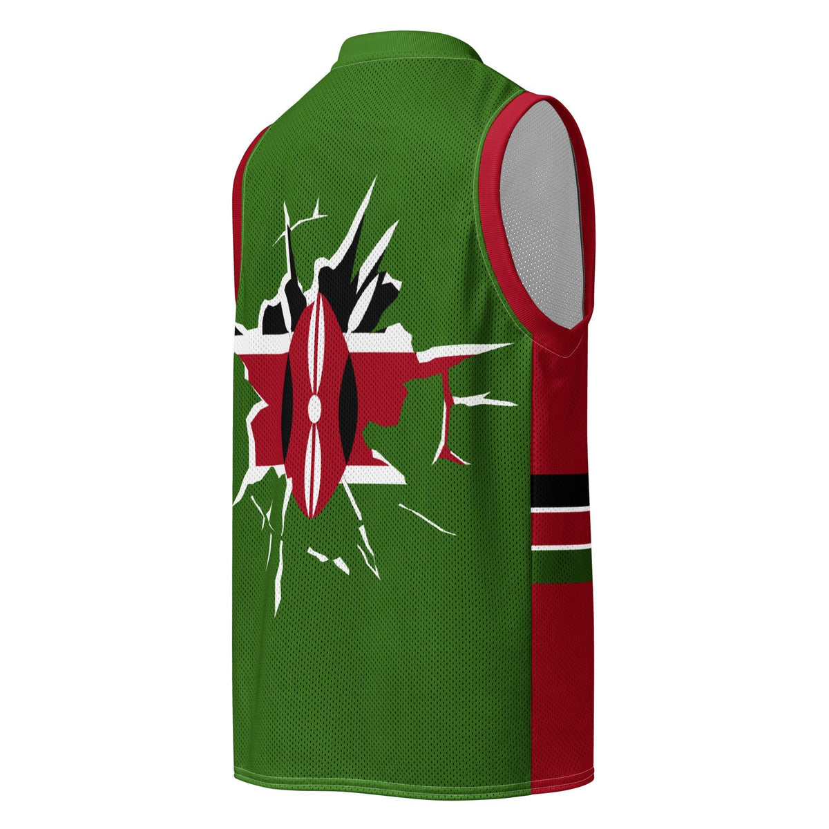 Kenya Flag Premium Sport Jersey Tank Top - Conscious Apparel Store