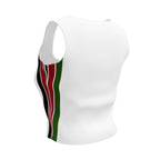 Kenya Flag (White) Crop Top - Conscious Apparel Store