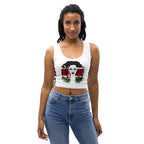 Kenya Flag (White) Crop Top - Conscious Apparel Store