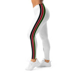 Kenya Flag (White) Leggings - Conscious Apparel Store