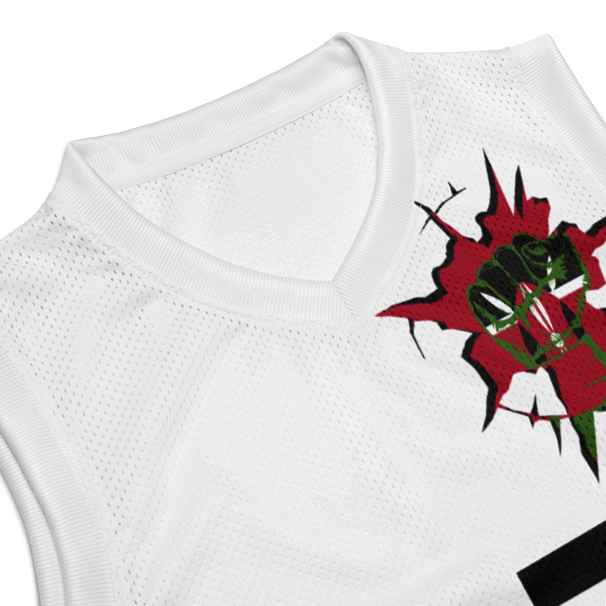 Kenya Flag (White) Premium Sport Jersey Tank Top - Conscious Apparel Store