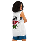 Kenya Flag (White) Premium Sport Jersey Tank Top - Conscious Apparel Store