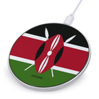Kenya Flag Wireless Charging Pad - Conscious Apparel Store