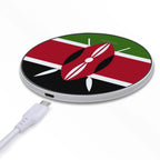 Kenya Flag Wireless Charging Pad - Conscious Apparel Store