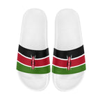 Kenya Flag Women's Slide Sandals - Conscious Apparel Store