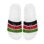 Kenya Flag Women's Slide Sandals - Conscious Apparel Store