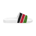 Kenya Flag Women's Slide Sandals - Conscious Apparel Store