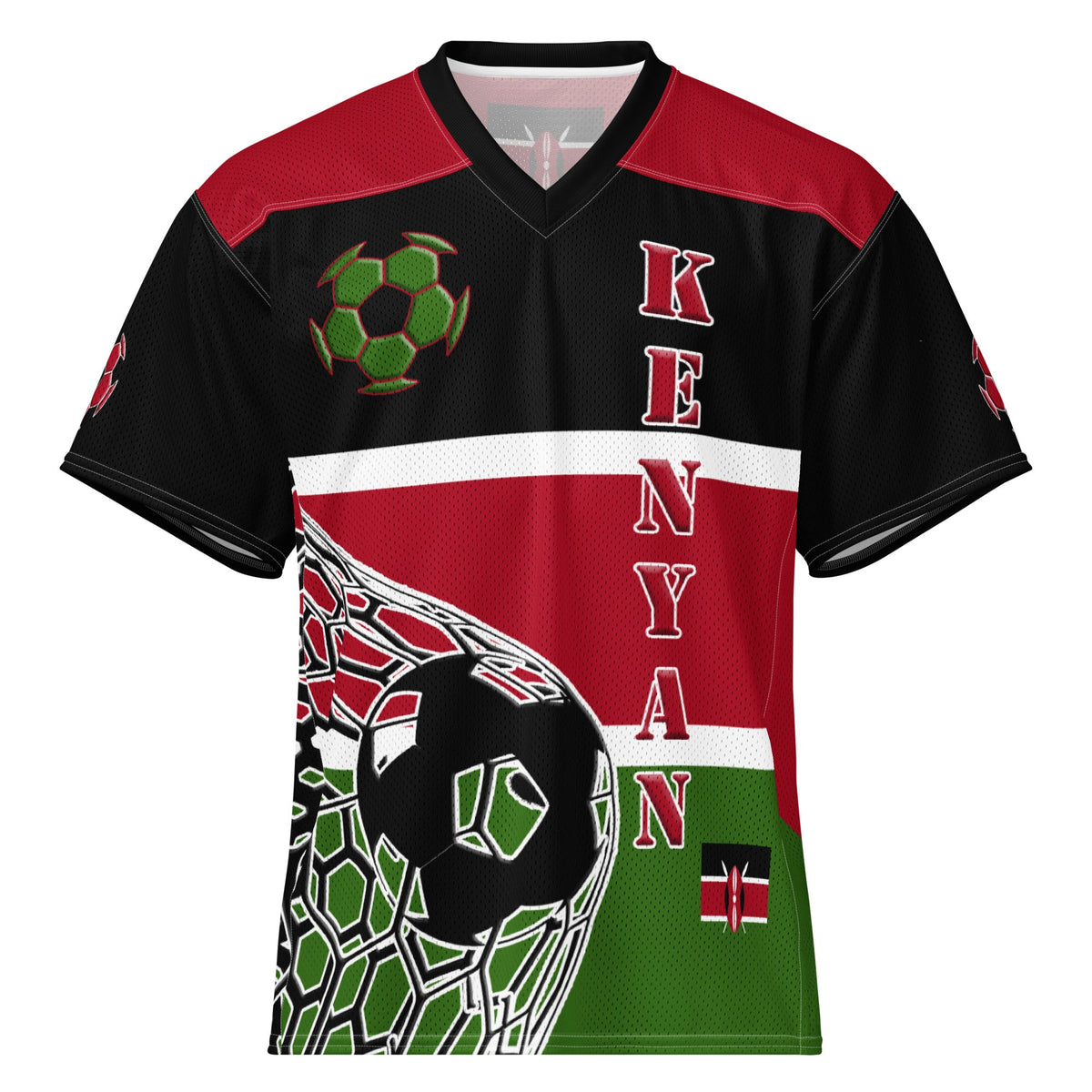 Kenya Football Sport Jersey - Conscious Apparel Store