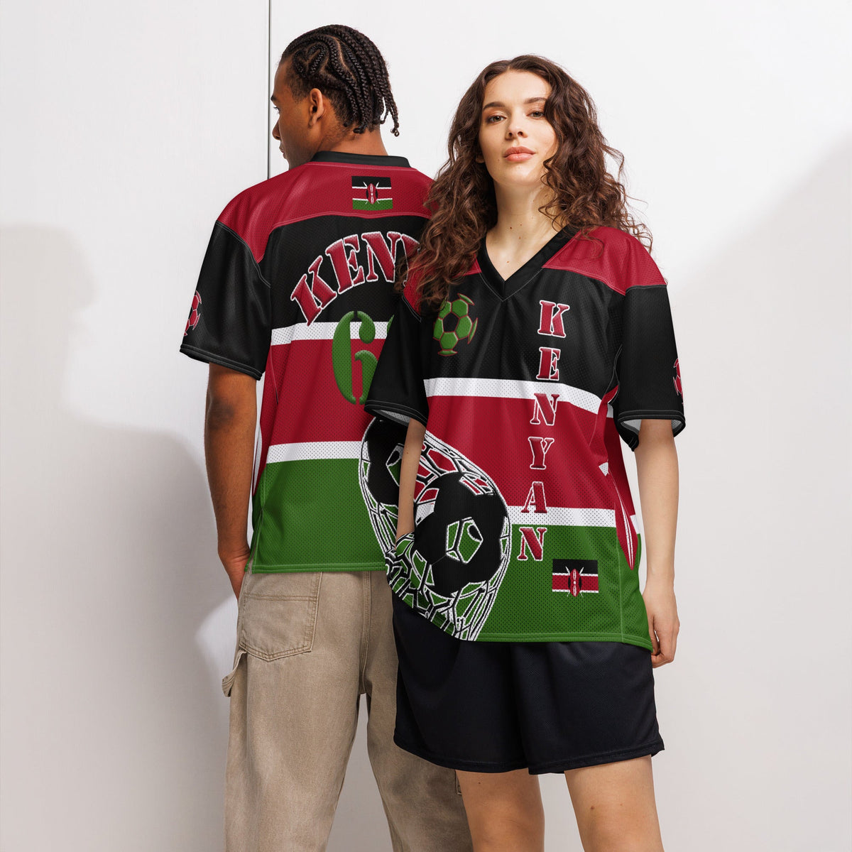Kenya Football Sport Jersey - Conscious Apparel Store