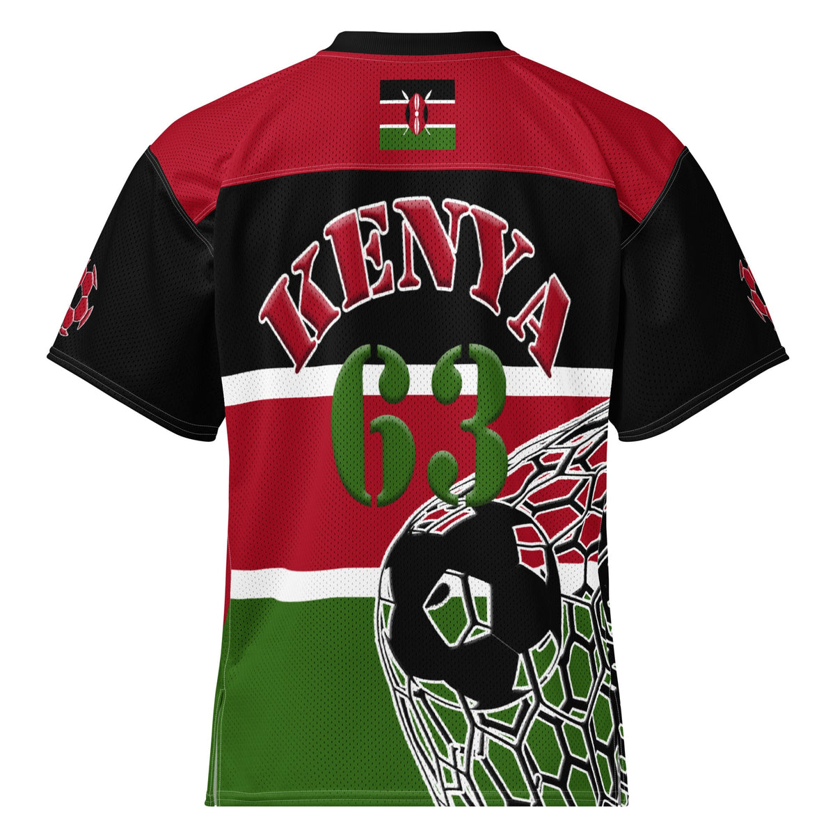 Kenya Football Sport Jersey - Conscious Apparel Store