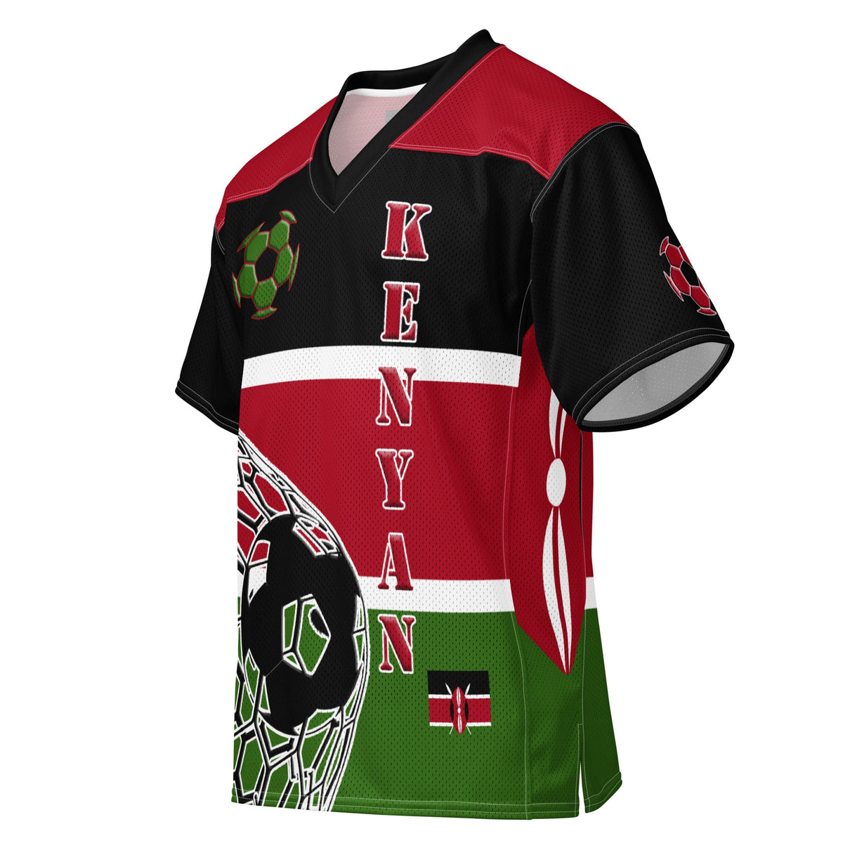 Kenya Football Sport Jersey - Conscious Apparel Store