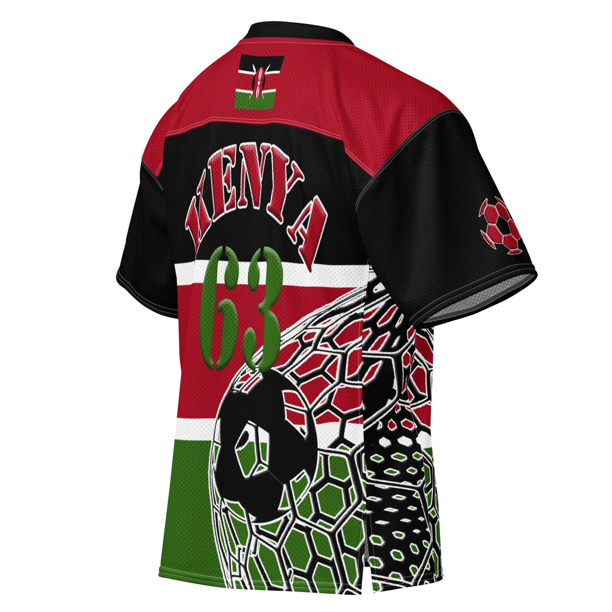 Kenya Football Sport Jersey - Conscious Apparel Store