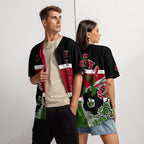 Kenya Football Themed Button-Down Sport Jersey - Conscious Apparel Store
