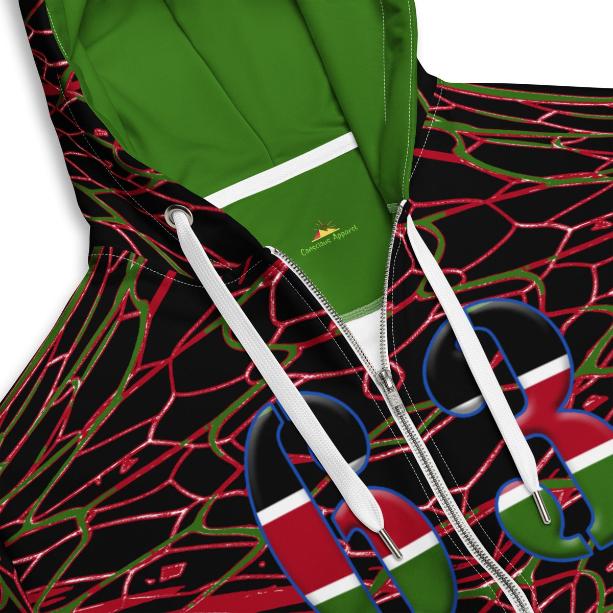 Kenya Football Unisex zip hoodie - Conscious Apparel Store