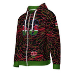Kenya Football Unisex zip hoodie - Conscious Apparel Store