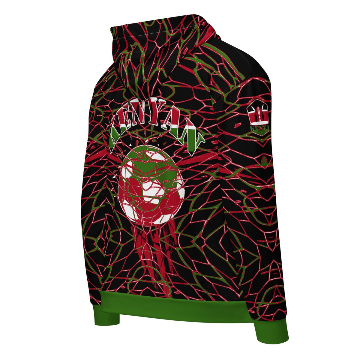 Kenya Football Unisex zip hoodie - Conscious Apparel Store