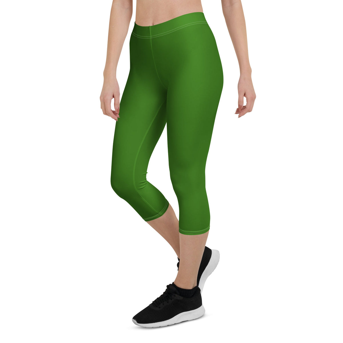 Kenya Green Capri Leggings - Conscious Apparel Store