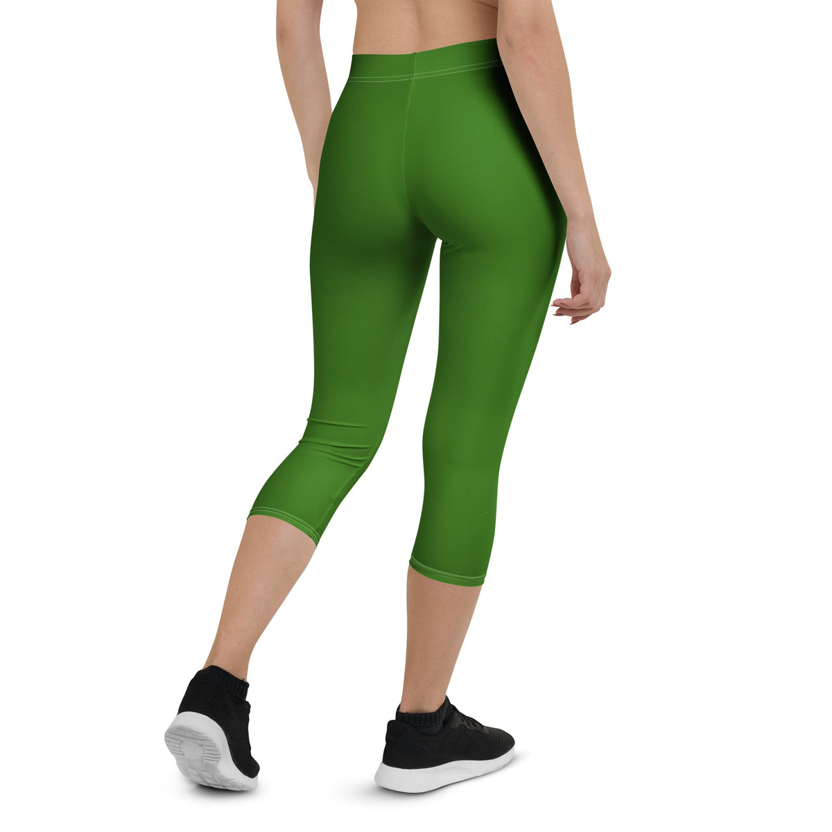 Kenya Green Capri Leggings - Conscious Apparel Store